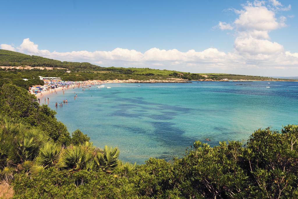 Lazzaretto beach in Alghero Sardinia